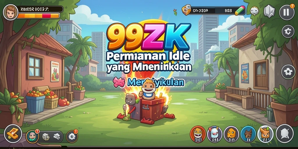 Tampilan gameplay 99ZK yang menarik dan penuh warna.