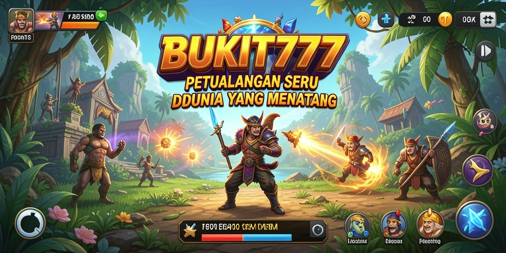 Tampilan gameplay BUKIT777 yang penuh aksi dan petualangan.