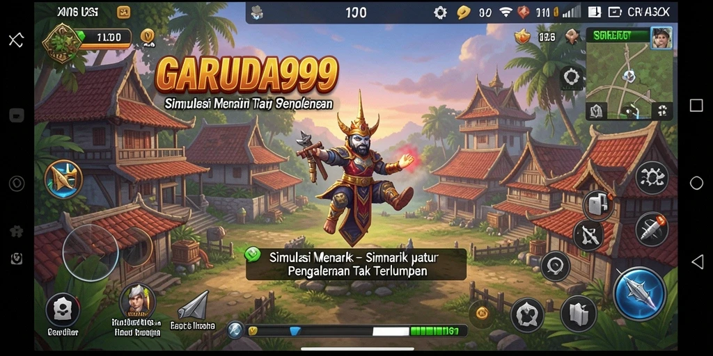 Screenshot GARUDA999 menampilkan gameplay simulasi yang realistis dan imersif.