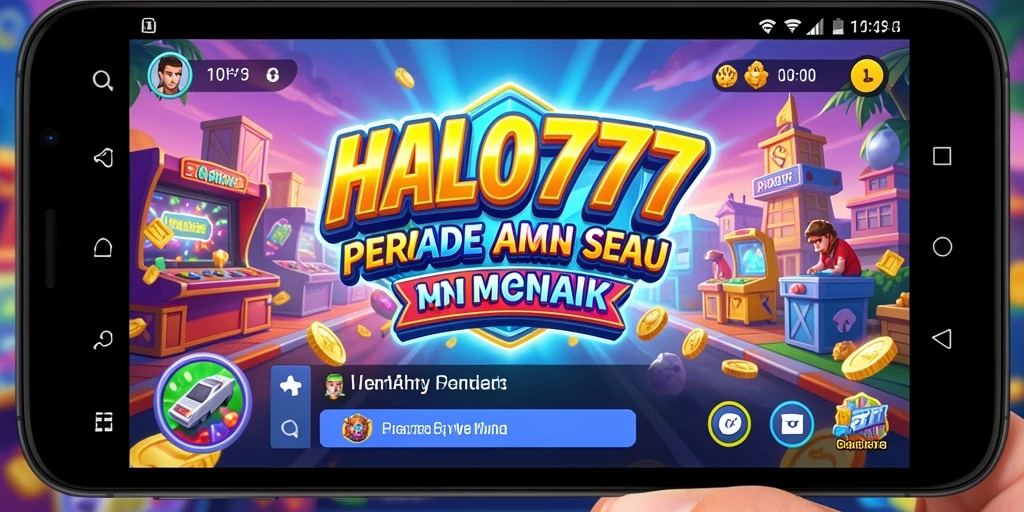 Tampilan gameplay seru di HALO777 yang penuh tantangan.