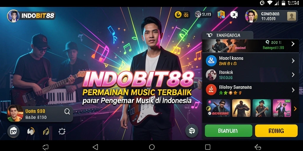 Tampilan gameplay yang menarik pada aplikasi INDOBIT88.