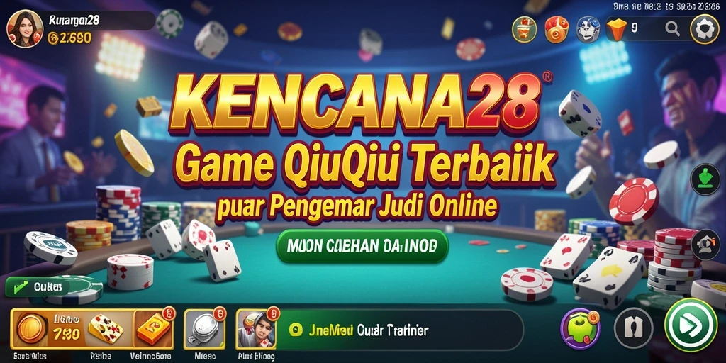 Tampilan screenshot KENCANA28 menampilkan gameplay seru QiuQiu.