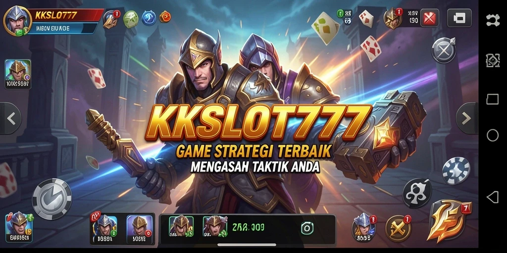 Tampilan gameplay KKSLOT777 yang mendebarkan dan penuh strategi.