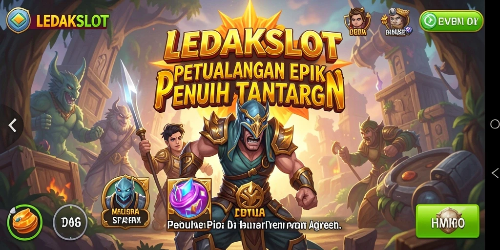 Tampilan gameplay LEDAKSLOT yang seru dan menantang.