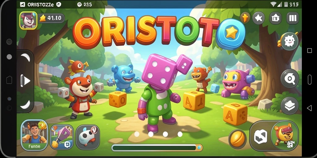 Tampilan gameplay Puzzle di ORISTOTO yang menarik dan menantang.