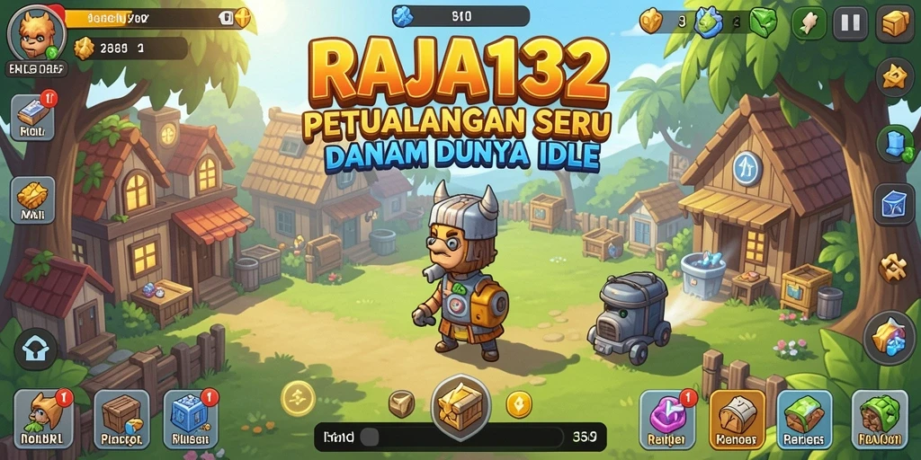 Tampilan gameplay seru dari RAJA132 dalam mode Idle yang menantang.